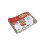 Paquet de 50 sacs à soufflets kraft brun 26 280x375 120 g/m² bande de protection GPV