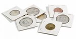 Paquet de 25 étuis leuchtturm blancs à agrafer  pour monnaies 25 mm (305764)
