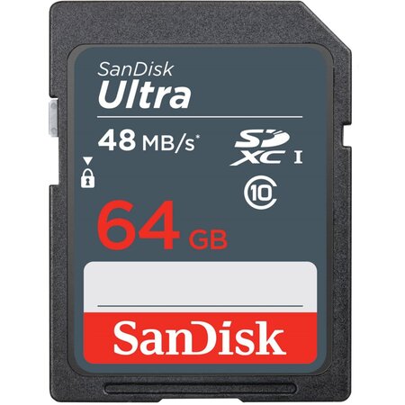 Sandisk ultra sdxc uhs-i 64 go 48 mb/s