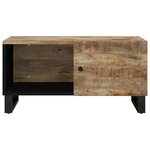 vidaXL Table basse 80x50x40 cm Bois de manguier solide et d'ingénierie