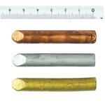 Boîte de 48 crayons à la cire Métallic or  argent et bronze