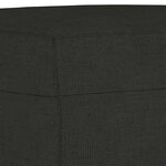 vidaXL Repose-pied Noir 60x50x41 cm Tissu