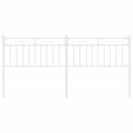 vidaXL Tête de lit de remplacement métal blanc 200 cm