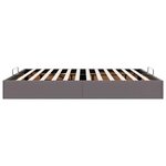 vidaXL Cadre de lit ottoman sans matelas gris 160x200 cm similicuir