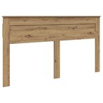 vidaXL Tête de lit Chêne artisanal 200 cm Bois d'ingénierie