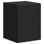 vidaXL Ensemble meuble TV 5 Pièces Noir Bois d'ingénierie