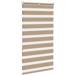 vidaXL Store zèbre marron sable largeur du tissu 70 9 cm polyester