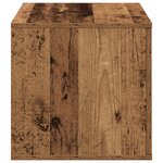 Armoire de stockage vidaXL en bois ancien 127x41x40 cm en bois reconstitué