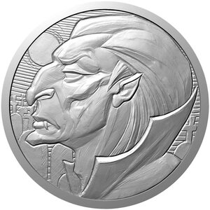Pièce de monnaie en Argent 2 Dollars g 31.1 (1 oz) Millésime 2026 Mythological Figure VAMPIRE
