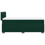vidaXL Sommier à lattes de lit avec matelas Vert foncé 90x190 cm