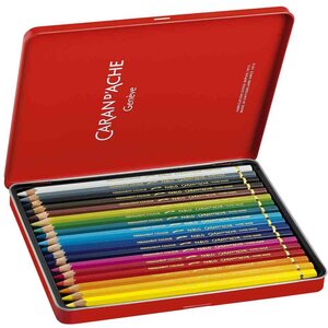 Crayons de couleur pablo étui métal de 18 caran d'ache