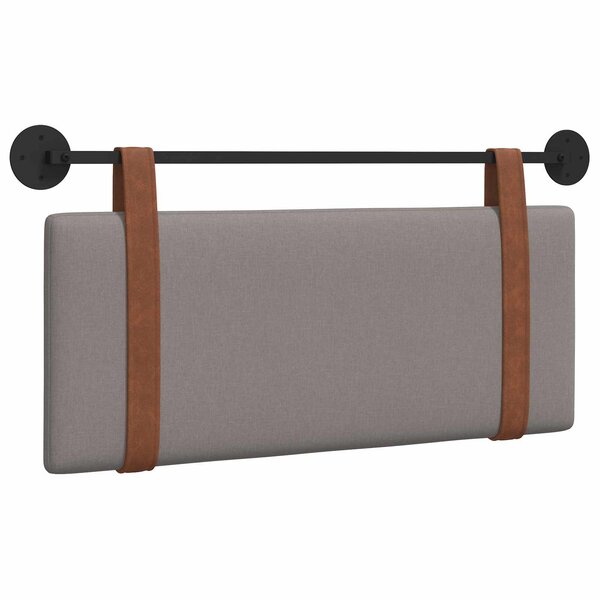 vidaXL Tête de lit suspendue Taupe PU antique