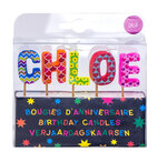 Bougies d'anniversaire chloé