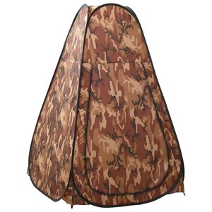 vidaXL Tente de douche escamotable Camouflage