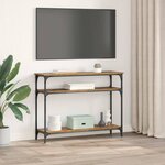 vidaXL Table console Bois Ancien 100 x 29 x 75 cm Bois d'ingénierie