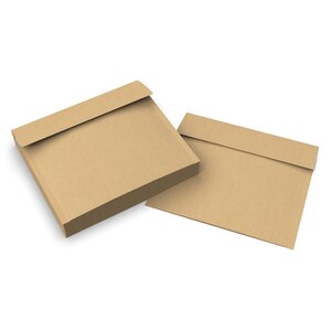 Lot de 50 enveloppes manille rembourrée en papier structure nid d'abeille 165x165 mm