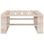 Vidaxl salon de jardin palette 7 pièces avec coussins bois de pin