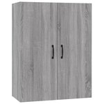 vidaXL Armoire suspendue Sonoma gris 69 5x34x90 cm Bois d'ingénierie