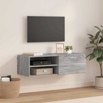 vidaXL Cabinet en Bois avec tiroir Gris Sonoma 100 5 x 39 x 30 cm