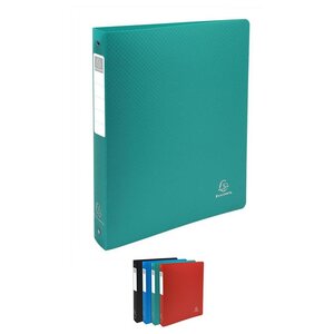 Classeur 4 anneaux de 30 mm Dos de 40mm PP rigide A4 maxi Couleur aléatoire EXACOMPTA