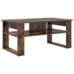 vidaXL Table basse Chêne fumé 96 x 54 x 44 cm Bois d'ingénierie