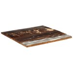 vidaXL Dessus de table carré 80x80 cm 25-27 mm Bois de récupération