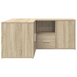 vidaXL Armoire d'angle chêne sonoma 160x40x45 cm bois d’ingénierie