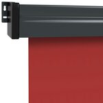 vidaXL Auvent latéral de balcon 122x250 cm Rouge