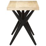 vidaXL Table à manger 120x60x76 cm Bois de manguier massif