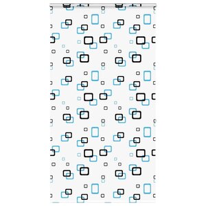 vidaXL Store enrouleur de douche avec cassette largeur du tissu 116 cm