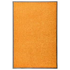 vidaXL Paillasson lavable Orange 60x90 cm