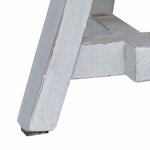 vidaXL Tabouret Naturel 22 x 22 x 24 cm Bois d'Acajou