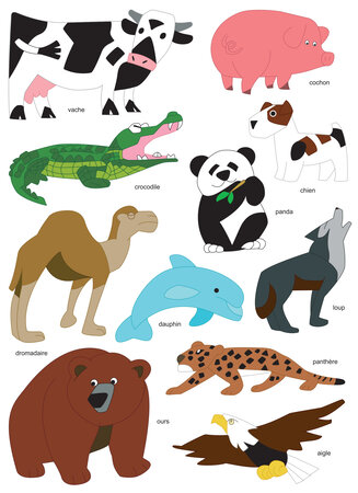 Gommettes animaux 4 de 4 4 à 8 2 cm 22 pièces