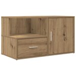 vidaXL Armoire d'angle chêne artisanal 200x40x45 cm bois d'ingénierie