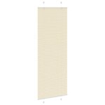 vidaXL Store plissé crème 70x200 cm largeur du tissu 69 4 cm polyester