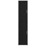 vidaXL Buffet Chêne noir Bois d'ingénierie Moyen Buffet Rectangulaire