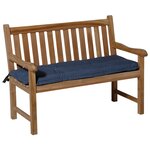 Madison Coussin de banc Panama 180x48 cm Bleu saphir