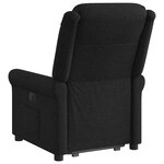 vidaXL Fauteuil inclinable électrique noir tissu