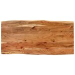 vidaXL Table à dîner 110x50x76 cm Bois d'acacia solide