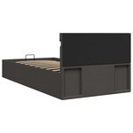 vidaXL Cadre de lit à rangement hydraulique sans matelas 100x200 cm