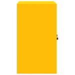 vidaXL Armoire de rangement Jaune moutarde 60 x 40 x 70 cm Acier