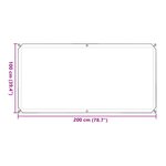 vidaXL Couverture pour plantes Transparent 1 x 2 m PE