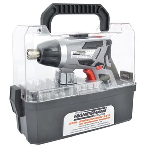 Brüder Mannesmann Tournevis rechargeable 52 Pièces 3 6 V