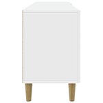 vidaXL Meuble TV 150 x 31 x 50 cm Blanc Bois d'ingénierie