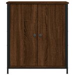 vidaXL Buffet chêne marron 70x30x80 cm bois d'ingénierie