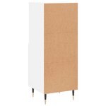 vidaXL Buffet blanc 34 5x34x90 cm bois d'ingénierie