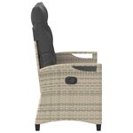 vidaXL Banc de jardin avec oreiller 105 x 60 x 112 cm acier