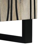 vidaXL Ensemble de mobilier de salle de bain avec tiroir 3 Pièces Blanc