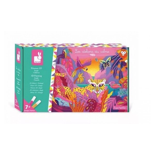 Peinture 3D Jungle Tableaux