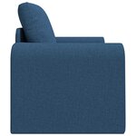 vidaXL Canapé-Lit Bleu 98 x 71 x 83 cm tissu